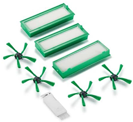 SBOJI 3X Filter und Seitenbürsten for Vorwerk Kobold VR200 VR300. Ersatzteile-Staubsauger-Ersatzwerkzeuge for Home Vakuum-Zugang Staubsaugerteile