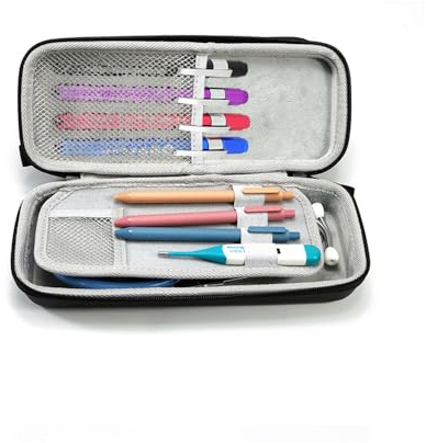 Stethoskop Tasche für 3M Littmann Classic III mit 5 Stück Pupillenleuchte, Stethoskop Hülle für kleines Zubehör