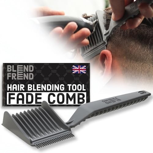 Blend Frend Peigne à cheveux original pour gaucher – Grade 1 (3 mm) | Peigne de mélange parfait pour les particuliers et les barbiers débutants | Compatible avec toutes les marques de tondeuse |