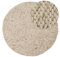 carpetfine Wollteppich Sina weicher handweb Teppich Natur Rund Hellgrau Ø 200 cm | Zeitloser Wollteppich für Wohnzimmer, Schlafzimmer & Kinderzimmer