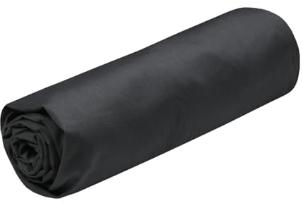 STOF Spannbettlaken, Größe 160 x 200 cm, große Spannhöhe 30 cm, Baumwoll-Perkal, 100% Baumwolle, Öko-Tex Zertifiziert, Farbe Anthrazit, Modell Elysée - Bettwäsche für Zuhause, weich, bequem