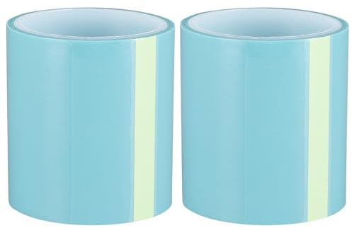 Ideen mit Herz Nahtloses Klebeband | 5 cm breit, 5 m lang | rückstandsfrei entfernbar | auslaufsicher | 2 Rollen für Heimwerk, Hobby und Basteln | PET-Material