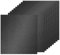 PATIKIL 10 Blatt Kartonpapier Quadratisch 250g - 30,5 x 30,5 cm - Dickes Bastelkarton zum Basteln Hochzeit Karton Glitzer Papier Stanzen DIY Deko Bastelpapier Bedruckbar, Schwarz