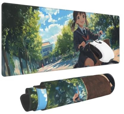 Mouse Mat Fairy XXL Gaming Mouse Pad Landscape (600*300*3 MM) Extended Large Mouse Mat Desk Pad, Stitched Edges Mousepad Desk Mat, Non Slip Rubber Base Desk Accessories, for Gaming Office Accessories