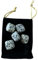 Piedra Natural - 5 Cristales Pulidos con Propiedades Energéticas (Jaspe dálmata, 5 PCS)