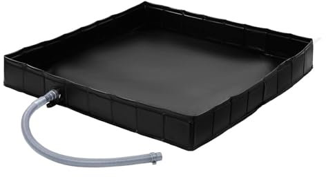 Base De Ducha para Camping, Base De Ducha Plegable, Plato De Ducha Portátil con Tubo De Drenaje, Lavabo De Ducha Plegable, Tienda De Campaña, Base para Toldo para Tienda Campaña Al Aire Libre RV