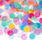 7000 Konfetti Bunt - Groß Konfetti Hochzeit Pastell Mehrfarbig Runde Papierreste im Gewicht 60g für Luftballons, Geschenkbox, Dekoration für Geburtstag Feier Party Konfetti Hochzeit Jubiläum
