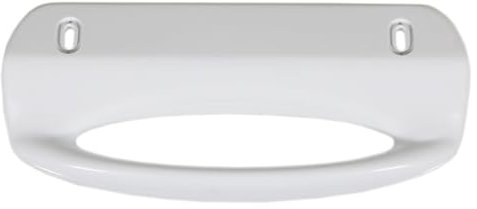 SPARES2GO Door Handle for Electrolux fits Zanussi Fridge Freezer (White)