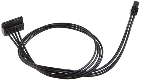 Pitadue Carte Principale Petit Câble d'alimentation 4 Broches SSD Câble 35.5CM 4 Broches Tournant Alimentation Simple