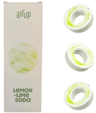 Flavoured Water Bottle Pods/Various Colour Available/BPA Free/0 Calories/Tristan -wild berry, Kola, Cherry, Apple, Bubble Gum incl. 3 Pods etc. (Lemon-Lime Soda 3 pcs pods)