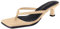 Tongs Mode Femme Sandales été Confortable Escarpins Petit Talon Hauts avec Bride à La Cheville pour Femmes avec Plateforme Cachée Chaussures Confort Chic Respirant AntidéRapante Claquettes