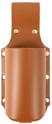 Biergürtel Bierhalter aus PU Leder Tragbare Biertasche für Picknick, BBQ, Strand und Wandern Praktischer Bierhalter Gürtel für Bierflaschen, Dosen Geschenkidee für Bierliebhaber (Braun)