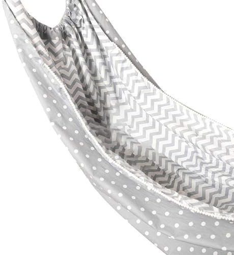 Kinder Hängematte, Baby Hängematte 51 x 39 Zoll weich Bequeme, sichere Baumwollwaschlappen Hängende Babyschwung für Schlafzimmer Wohnkultur, für Wagen Kinderwagen