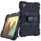 FAYGAOAI Funda para Samsung Galaxy Tab A7 Lite 8.7'' 2021, Resistente con Soporte Giratorio 360°, Protector de Pantalla (Negra)