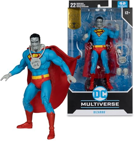 McFarlane DC Multiverse Bizzaro (DC Classic) Gold Label 7in Action Figure Toys