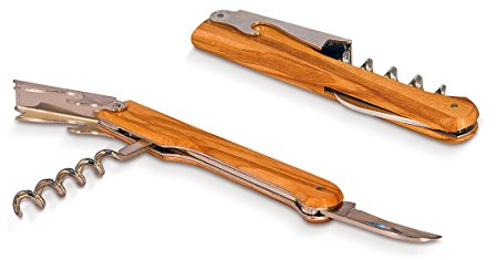 Vino: cavatappi Sommelier in Legno d'olivo