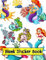 Blank Sticker Book: Awesome blank sticker book
