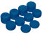 playvital Capuchon Manette pour ps5/pour ps4,Caps Joystick pour Xbox Series/One X S,Cover Stick Analogique pour Nintendo Switch Pro Controller-Bleu,Grain Diamant&Bombe Crack