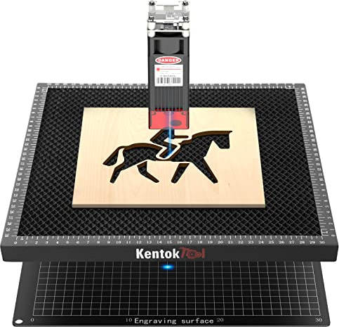 KENTOKTOOL Laser Honeycomb Arbeitstisch, Laserschutzmatte für Lasergravierer, Schreibtischschutz, 330 x 330 x 10 mm, für alle Modelle von Lasergravierern und Laserschneidern