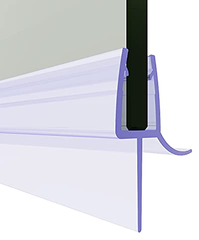 SONNI Goma Mampara Ducha 100cm,Junta Mampara Ducha Baño Bañera Puerta Adecuado para Cristal 5mm 6mm
