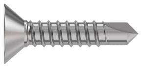 Vis à tête fraisée en acier, 4,2 x 60 mm, vis autoforeuses, fixations, matériel, Qté.100 | 4,2 x 60 KPSTDX Z100 DIN7504