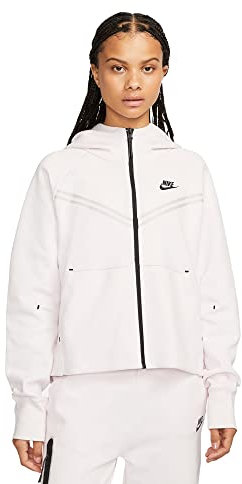 Nike, Sweat à capuche en tissu Tech en polaire pour homme, taille M, XL, Rose nacré noir, XL