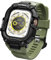 ULTIMAL Compatible con Apple Watch Ultra pulsera de 49 mm con funda, ajustable a prueba de golpes, correa de TPU rugoso, para iWatch Series Ultra 1/Ultra 2, color verde