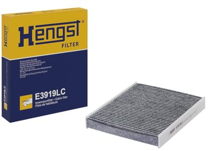 HENGST FILTER Filtro abitacolo E3919LC Filtro antipolline Filtro al carbone attivo Altezza: 36 Larghezza: 223 Lunghezza: 256