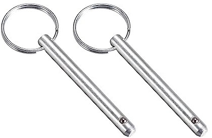 METALLIXITY Perni a Sgancio Rapido (6mmx59mm) 2pz, Acciaio Carbonio Pull Perno - per Costruzioni Navali, Nave Allestimento, Barca Top