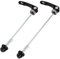 Chstarina Bike Skewers, Ultralight Quick Release Skewers, Quick Release Skewer Set, 1 Pair Wheel Hub Front & Rear Skewers for Road Mountain Bike