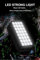 Portable USB Solar Charger 40000mAh, Solar Power Bank with 4 Outputs & Dual Inputs 32 LEDs Flashlight, Waterproof Charger Fast Charging Battery Pack for Smartphones Tablets Outdoors