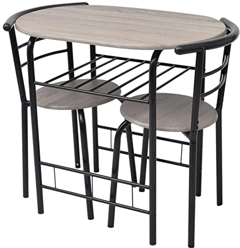 BaraSh Mesa Alta de Cocina o Bar con taburetes MDF Mesa Estrecha Cocina Barra Cocina