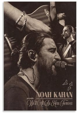XXQPO Noah-Poster, Kahan-Konzert-Poster, Leinwand-Kunst, für Heimdekoration, Wohnzimmer, Schlafzimmer, 30 x 45 cm, ungerahmter Stil