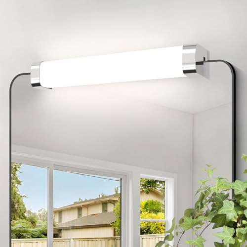Homefire LED Lampe de Miroir Salle de Bain - Étanche IP44 10W Blanc Neutre 4000K pour Maquillage - Applique Moderne 37CM