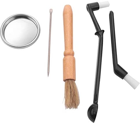 SweetSerenade Coffee Machine Cleaning Set Coffee Grinder Brush Coffee Machine Group Cleaning Brush with Coffee Machine Filter