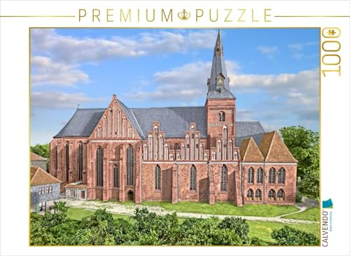 CALVENDO Puzzle Salzwedel – Katharinenkirche von Norden aus um 1907 | 1000 Teile Lege-Größe 64 x 48 cm Foto-Puzzle für glückliche Stunden