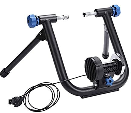 VDLLQYN, Stationärer Fahrradtrainer-Ständer – magnetischer Fahrradtrainer-Roller mit 6-Gang-Stufenverstellung – Rennrad- und Mountainbike-Reittrainer,Fahrradtrainer