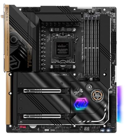 pc motherboard Fit For ASRock X670E Taichi Motherboard X670 Support 9900X 8400F 7800X3D 7700 7500F CPU AM5 4xDDR5 7800 MHz HDMI 4xM.2 PCIe 5.0 EATX
