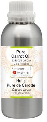Greenwood Essential Naturreine Karottenöl (Daucus carota) Kaltgepresst 300ml (10 oz)