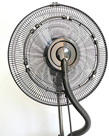 DARDARUGA Kit brumisateur de jardin d'extérieur pour ventilateur - 5 buses en laiton premium - Convient à tous les ventilateurs - Montage facile - Diamètre du kit : 30 cm