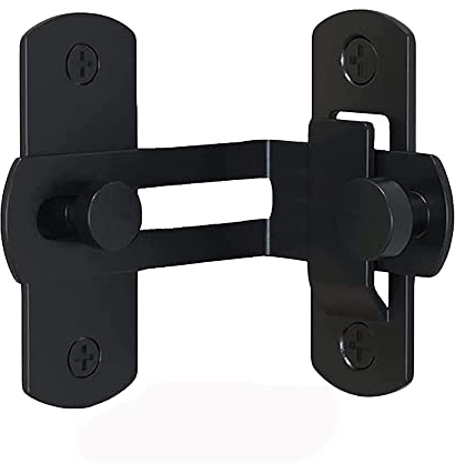 KAFENDA Scheunentorschloss 90 Grad rechtwinkliger Türverschluss Schiebetürschlösser und Riegel