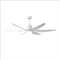 Ventilador extragrande motor DC OTTO blanco led 24w FABRILAMP