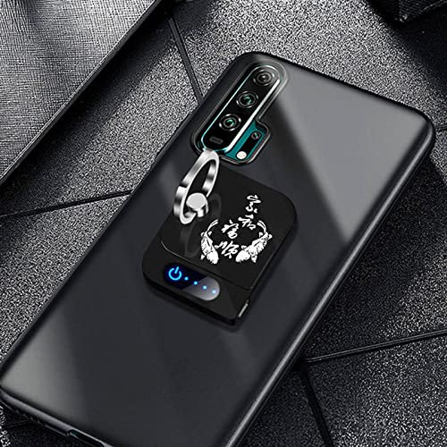 NC Fingerprint sensor mobile phone holder lighter multi-function charging windproof personality creative cool cigarette lighter for boyfriend