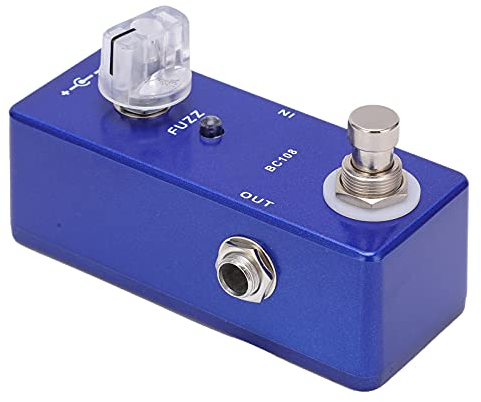 Fuzz Gitarren Effektpedal, Mini Fuzz Einzeleffekt Fuzz Pedal True Bypass Gitarrenpedal effektpedal Kompressor Tragbares Musikinstrumentenzubehör Für E-Gitarre