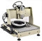 LENJKYYO 4-Axis 3040 CNC Engraving Milling Machine 800W USB Router Engraver Woodworking Device VFD Stainless Steel 60Hz 3D PVC-PCB Acrylic Wood 0-1500mm/Min Water Cooling ER11 6mm for Industrial