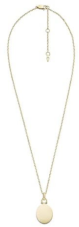 FOSSIL Halskette Für Frauen Drew, Länge: 420mm+50mm, Breite: 24.9mm, Höhe: 15.6mm Gold-Edelstahl Halskette, JF04173710