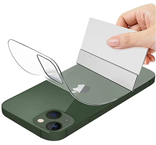 Snailcanfly 2 pcs film Hydrogel Arrière HD pour iPhone 12 Pro Max 6.7 Haute Sensibilité film 3D Flexible TPU Protecteurs d'écran Antidéflagrants Pas de Verre Trempé