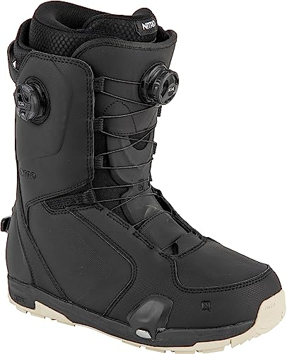 ATOMIC Herren Darkseid BOA All Mountain Freeride Freestyle Highend Premium Schnellschnürsystem Step On Boot Snowboardboot, Black, 28.5