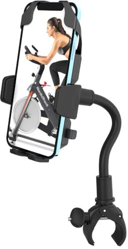 Cuxwill Peloton Fahrradhalterung Handyhalterung für iPhone mit Schwanenhals