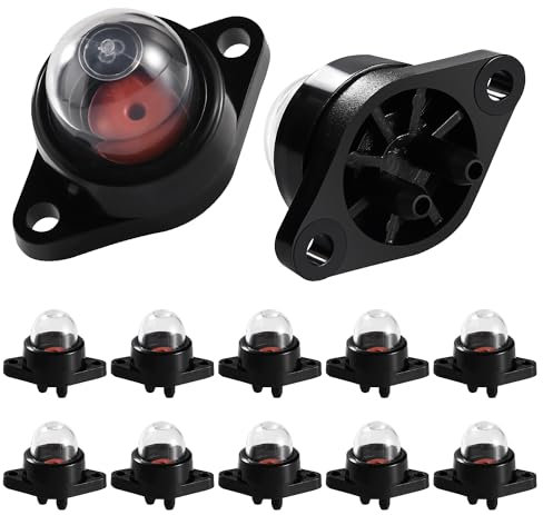 VooGenzek 10 Stück Snap-in Primer Bulb Pump, Vergaser Primer Bulb Pump, Vergaser Primer Pumpe, Kompatibel mit Poulan 530071835 530047213 Gassäge